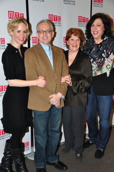 Sarah Paulson, Donald Margulies, Linda Lavin, Lynne Meadow Photo